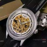 Fake Swiss Patek Philippe Geneve SS Diamond Bezel Watch
